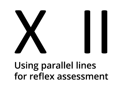 Using X and II lines for neurological assessment. Where does it come from?